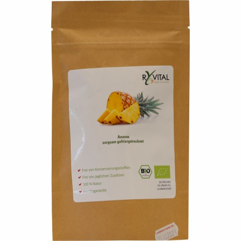 Bio-Ananas gefriergetrocknet 25g (1 Packung)